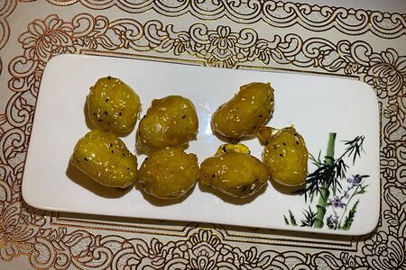 Яблоки карамелизированные