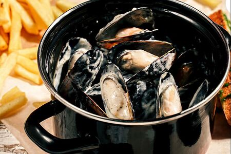 Мидии с дорблю