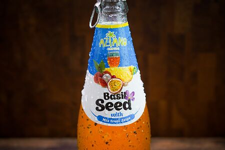 Aziano нектар мультифрукт с семенами базилика