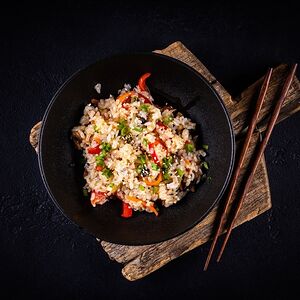 Рис с морепродуктами