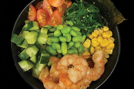 Поке с креветками