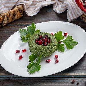 Пхали из шпината с орехами