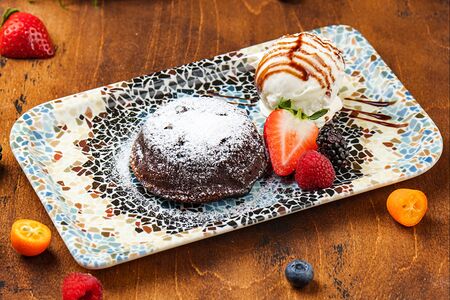 Шоколадный фондан