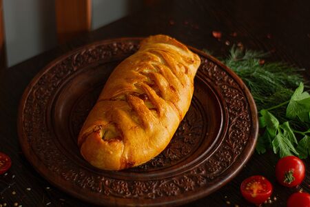 Рулет курица-сыр