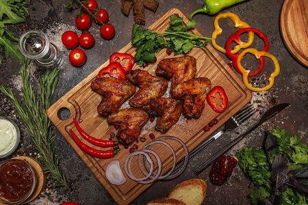 Шашлык из куриных крылышек