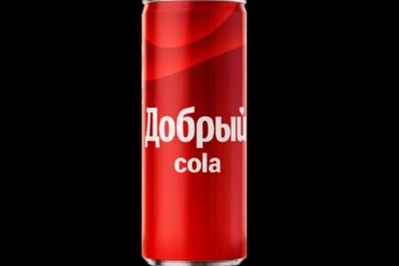 Добрый Cola в железной банке