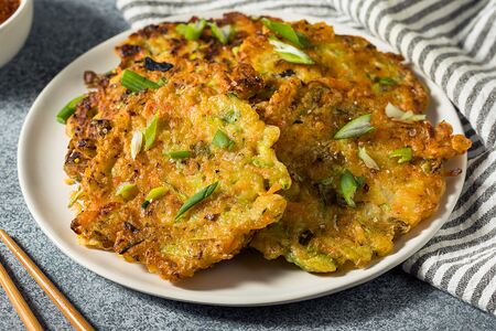 Оладьи овощные