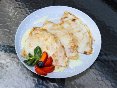 Блинчики со сгущёнкой