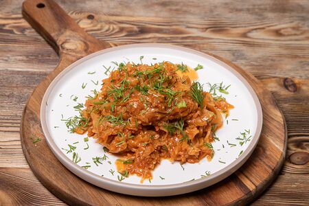 Капуста тушеная 