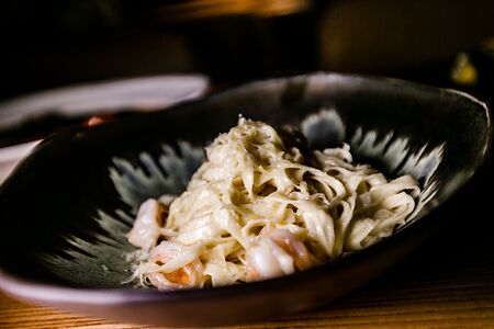 Паста с креветками