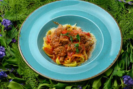 Паста с телятиной