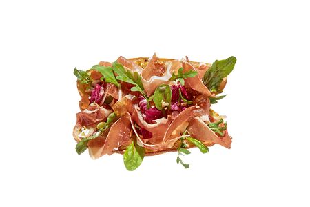 Брускетта с пармской ветчиной