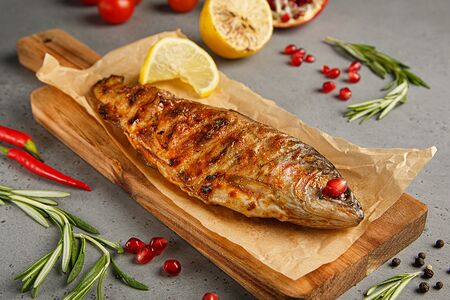 Форель на мангале