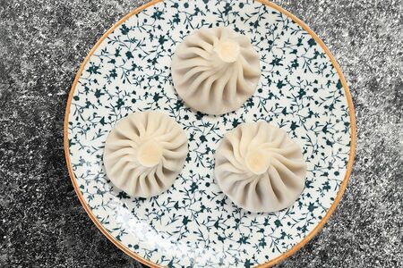 Хинкали со свининой и говядиной