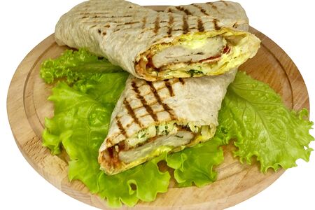 Люля-кебаб из свинины в лаваше