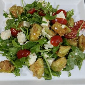 Салат из жареных баклажанов