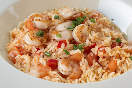 Тяхан с креветками