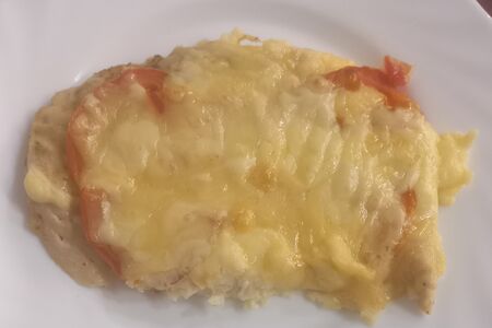 Отбивная куриная с помидорами