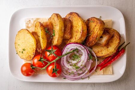 Картофель с салом