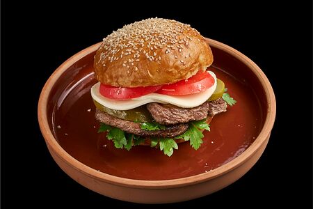 Азбургер с курицей