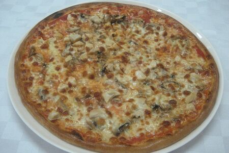 Халяль с курицей, грибами и сыром