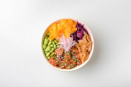 Поке Острый лосось большая