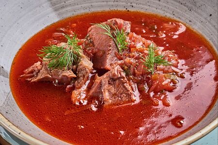 Борщ с говядиной