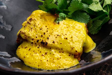 Лазанья с сырным муссом