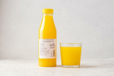 Сок апельсиновый свежевыжатый, 0