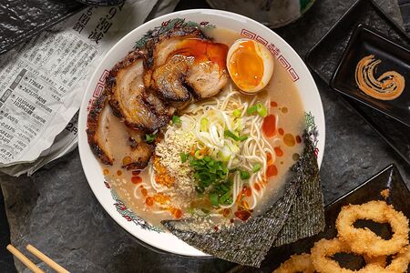 Мини-рамен Тонкацу