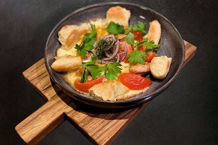 Курица с сыром и томатами