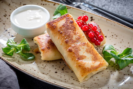 Блины с мясом