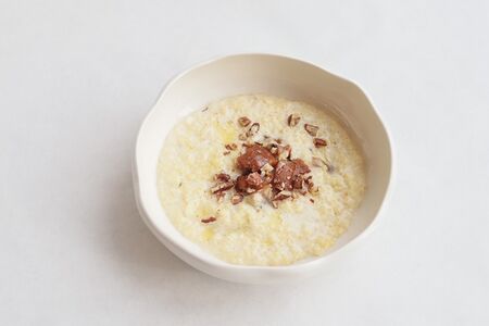 Пшенная каша с карамелизированной тыквой