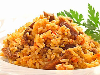 Плов из говядины