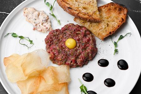 Тартар из мраморной говядины