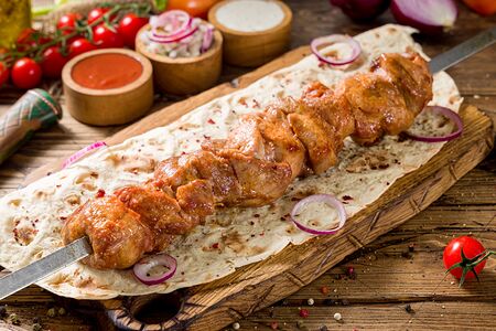 Шашлык из cвинoй мякоти