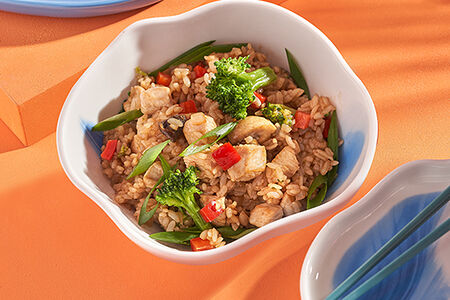 Рис с курицей