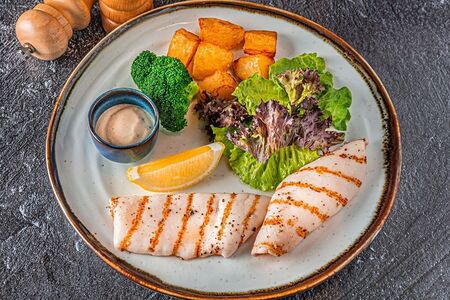 Кальмар на углях