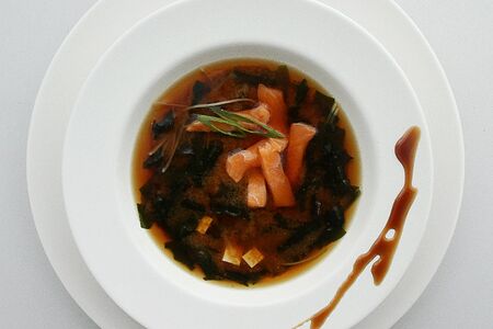 Мисо с лососем