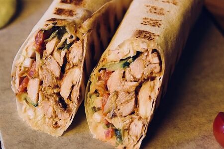 Шаурма Сырная мега