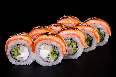 Опаленный лосось