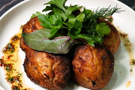 Шампиньоны на мангале