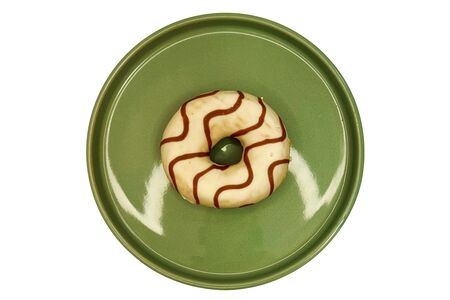 Пончик с карамелью