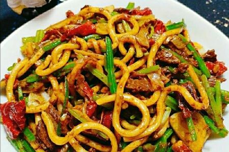 Вок с уткой