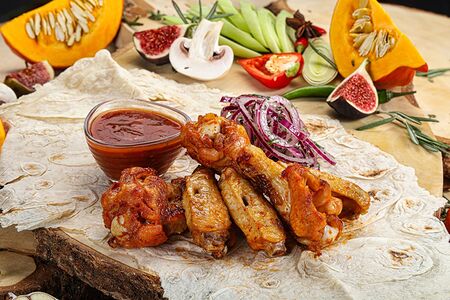 Шашлык из куриных крыльев