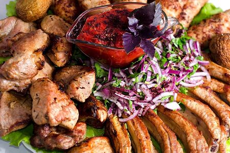 Сет Шашлычный с овощами