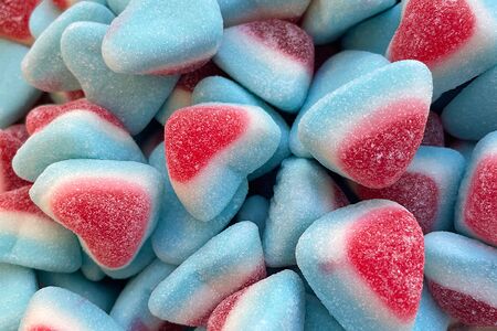 Сердечки синие 3d