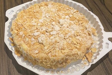 Торт Наполеон со сгущенным молоком