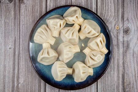 Хинкали со свининой и говядиной