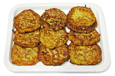 Оладьи с кабачком и сыром